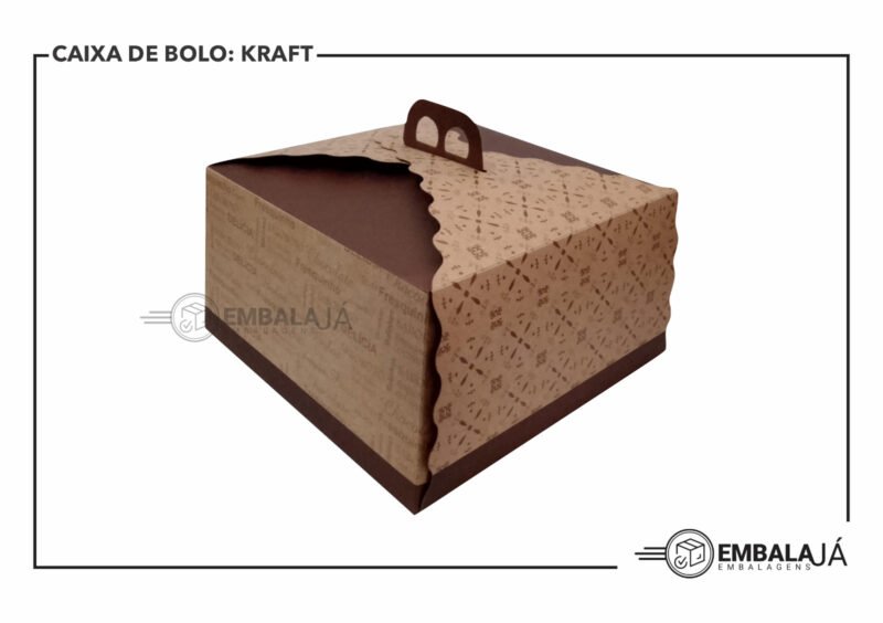 Caixa para Bolo com Alça – Elegância e Praticidade para Seus Bolos